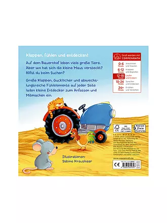 COPPENRATH VERLAG | Mein erstes Guckloch-Fühlbuch: Kleine Maus, wo bist du? | 
